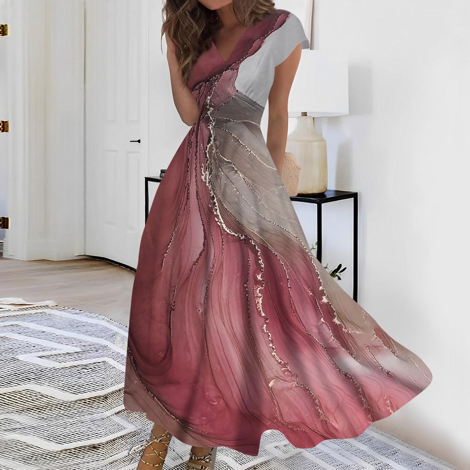 Women s Long Dress Maxi Dress Casual Dress Chiffon Dresses Swing Dress Solid Color Casual Mature Outdoor Daily Date Ruffled Short Sleeve V-neck Dress XL винний
Women s Long Dress Maxi Dress Casual Dress Chiffon Dresses Swing Dress Solid Color Casual Mature Outdoor Daily Date Ruffled Short Sleeve V-neck Dress XL винний