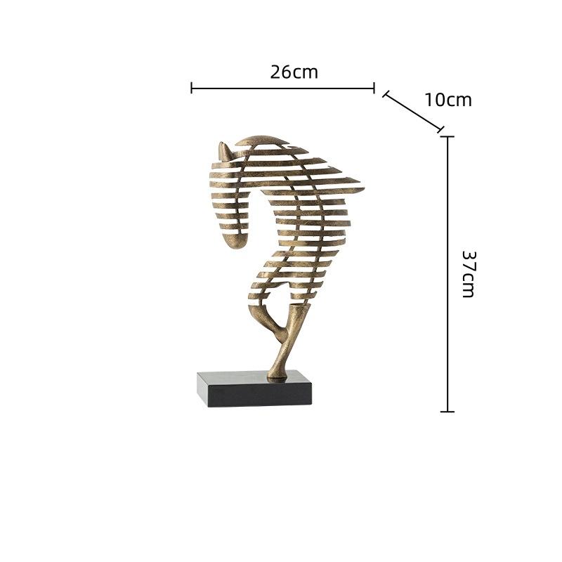 Metal Handicrafts Simulation Animal Sculpture Geometric Hollowed-out Horse Head Warhorse Metal Figurine Home Decoration
Metal Handicrafts Simulation Animal Sculpture Geometric Hollowed-out Horse Head Warhorse Metal Figurine Home Decoration