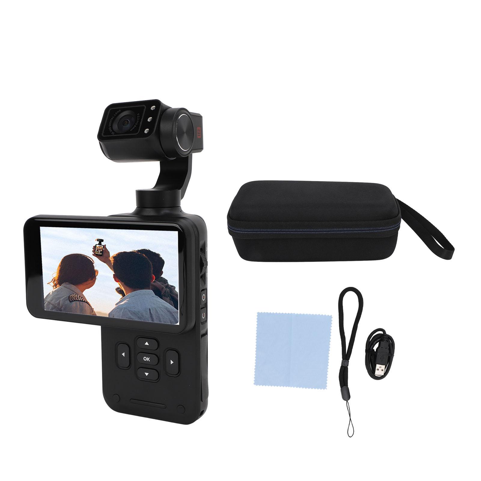5K Pocket Video Camera with 3.5 Inch Rotating Touchscreen HD 3 Axis Stabilization Wide Angle Action
5K Pocket Video Camera with 3.5 Inch Rotating Touchscreen HD 3 Axis Stabilization Wide Angle Action