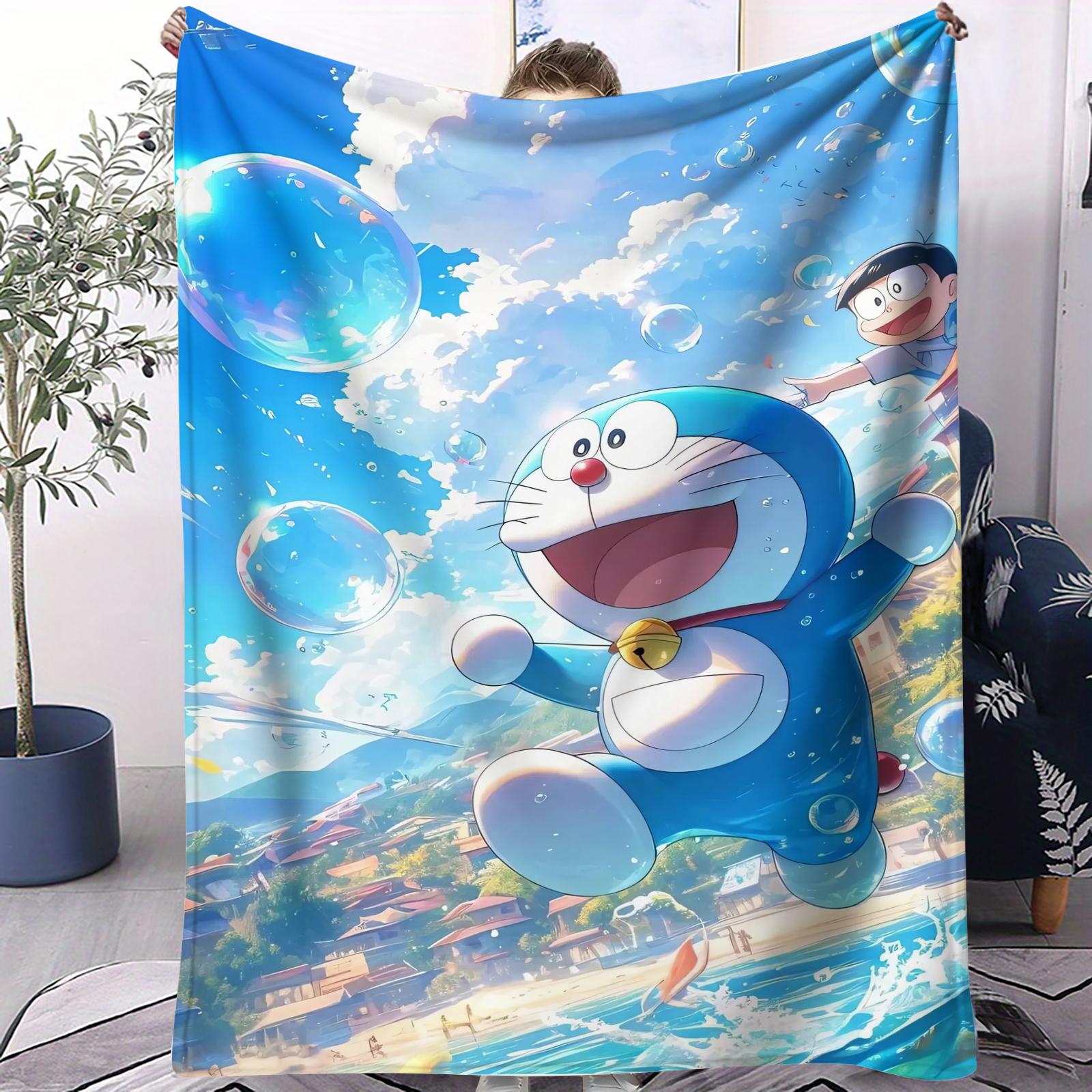DoraemonNobita Best Friends Printed Warm Blanket for Girls Boys Multifunctional Flannel Throw Fan Gift for Home Camping Picnic 70x100cm
DoraemonNobita Best Friends Printed Warm Blanket for Girls Boys Multifunctional Flannel Throw Fan Gift for Home Camping Picnic 70x100cm