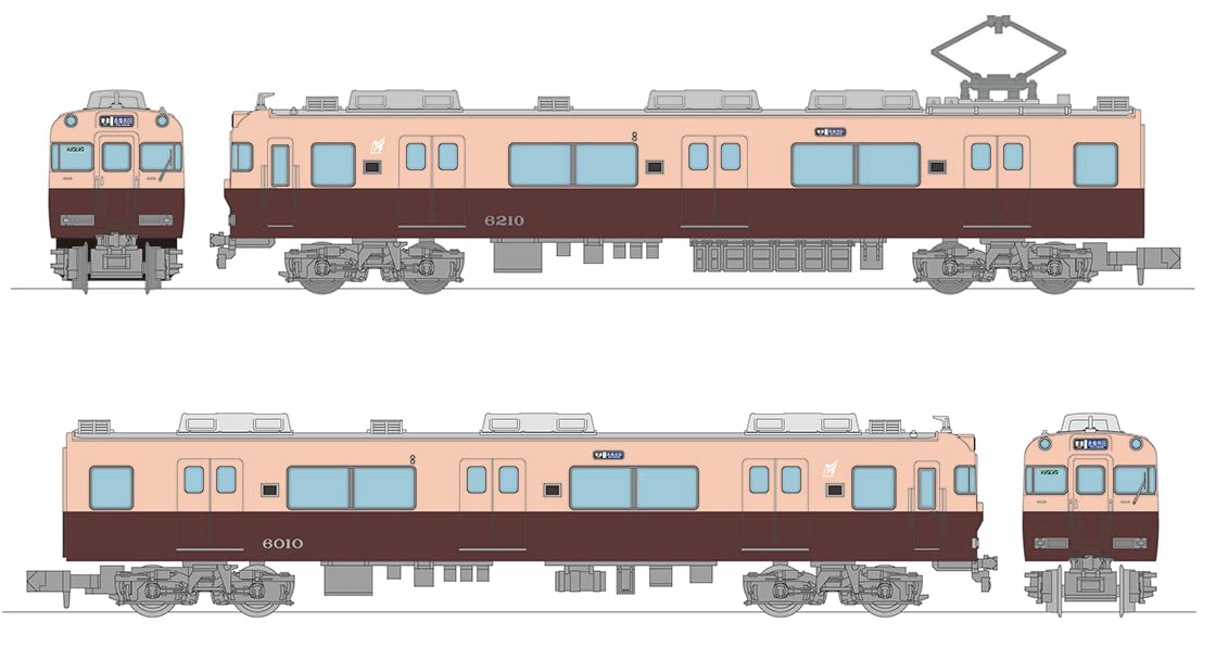Railway Collection Iron Collection Nagoya Railway 6000 Series Reprint Painting 6010 Formation Set Diorama Supplies 2-Car
Railway Collection Iron Collection Nagoya Railway 6000 Series Reprint Painting 6010 Formation Set Diorama Supplies 2-Car