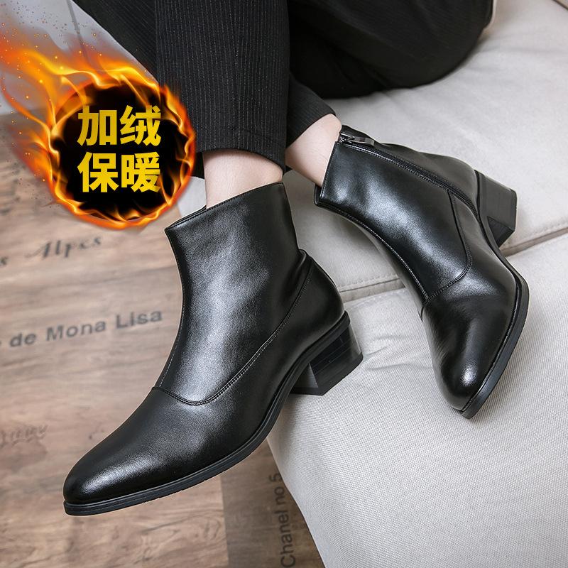 2025 autumn and winter new men s Chelsea boots Martin boots high-top British men s boots men s shoes medium tube pointed short boots 38
2025 autumn and winter new men s Chelsea boots Martin boots high-top British men s boots men s shoes medium tube pointed short boots 38