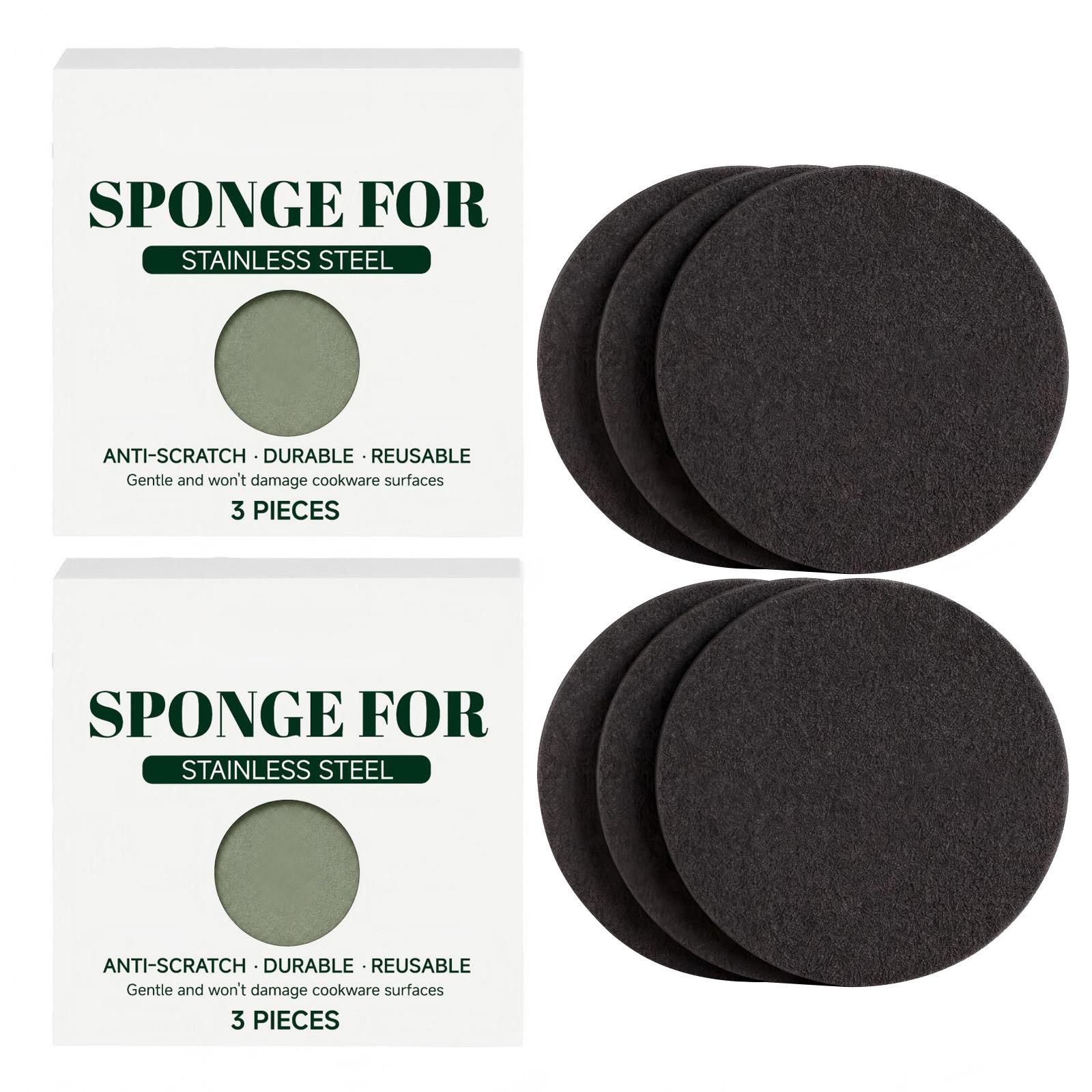 Stainless Steel Cleaning Sponge Set 6 Pieces Durable Reusable Non-Scratch Scrubbing Pads for Cookware and Kitchen Surfaces One Size
Stainless Steel Cleaning Sponge Set 6 Pieces Durable Reusable Non-Scratch Scrubbing Pads for Cookware and Kitchen Surfaces One Size