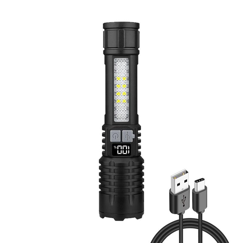 Мощный светодиодный фонарик с зарядкой от USB, военный тактический фонарь из АБС-пластика, портативный фонарь для кемпинга на открытом воздухе, чрезвычайная ситуация Built-in battery&BLACK
Мощный светодиодный фонарик с зарядкой от USB, военный тактический фонарь из АБС-пластика, портативный фонарь для кемпинга на открытом воздухе, чрезвычайная ситуация Built-in battery&BLACK