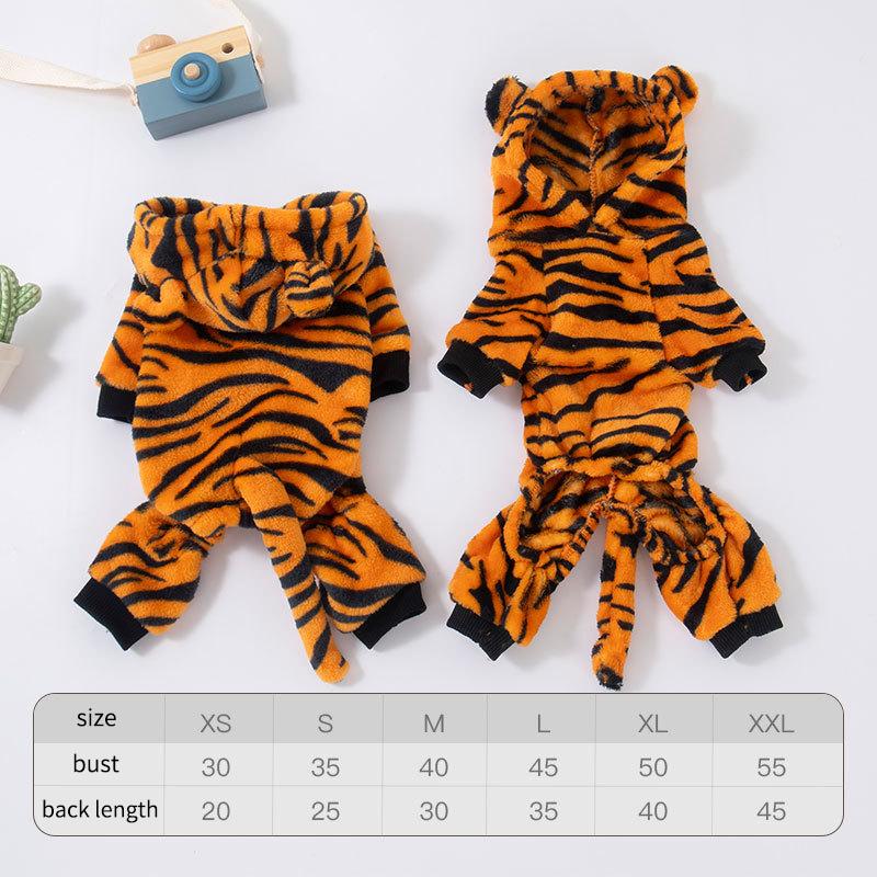 Autumn And Winter Dog Clothes Warm And Thick Coral Velvet Puppy Tiger Transformed Into Teddy Koki Cat Mimi Pet Clothing Costume XS
Autumn And Winter Dog Clothes Warm And Thick Coral Velvet Puppy Tiger Transformed Into Teddy Koki Cat Mimi Pet Clothing Costume XS