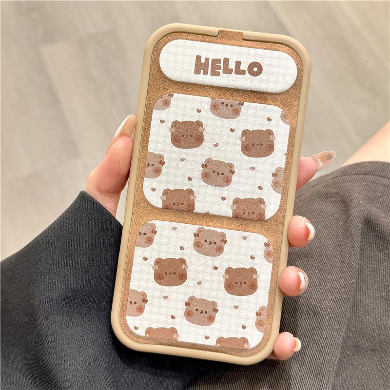 Клетчатый чехол из кожи с мишкой для IPhone16promax для Apple 14 Чехол для телефона 13 Магнитная складная подставка 15 For iPhone 11
Клетчатый чехол из кожи с мишкой для IPhone16promax для Apple 14 Чехол для телефона 13 Магнитная складная подставка 15 For iPhone 11