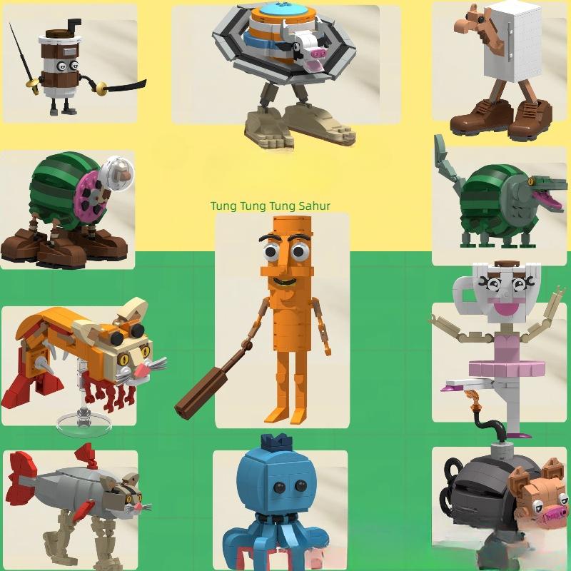AI Mountain and Sea Pass Tung Tung Sahur Wooden Stick Figures Are All Abstract Building Block Toy Ornaments
AI Mountain and Sea Pass Tung Tung Sahur Wooden Stick Figures Are All Abstract Building Block Toy Ornaments