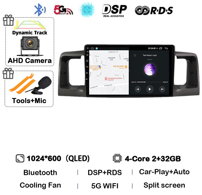 Android 14 Carplay Auto WIFI 4G автомобильное радио для Toyota Corolla E120 E 120 BYD F3 2007 2008 2009 2010 2011 стерео мультимедийный проигрыватель
Android 14 Carplay Auto WIFI 4G автомобильное радио для Toyota Corolla E120 E 120 BYD F3 2007 2008 2009 2010 2011 стерео мультимедийный проигрыватель