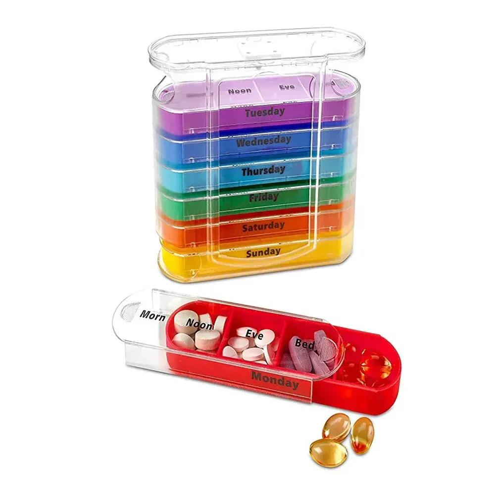 7/14/28 Days Pill Medicine Box Weekly Monthly Tablet Holder Storage Organizer Container Case Pill Box Splitters
7/14/28 Days Pill Medicine Box Weekly Monthly Tablet Holder Storage Organizer Container Case Pill Box Splitters