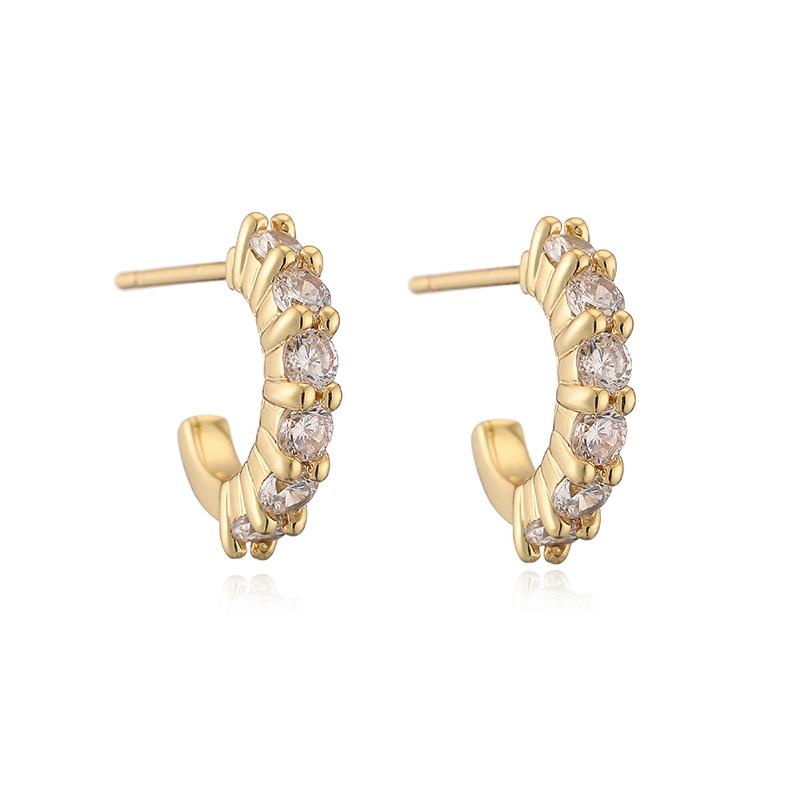 HECHENG, Exquisite And Compact Korean Zircon Sparkling Earrings For Women Simple And FashionableZircon Gift 1 Pair Other золотой
HECHENG, Exquisite And Compact Korean Zircon Sparkling Earrings For Women Simple And FashionableZircon Gift 1 Pair Other золотой