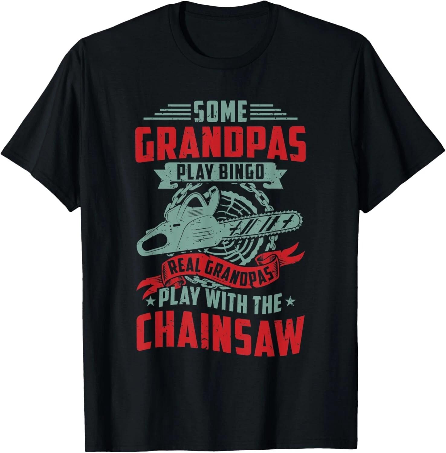 Mens Tree Felling Lumberjack Cool Grandpas Play With The Chainsaw T-Shirt 2XL
Mens Tree Felling Lumberjack Cool Grandpas Play With The Chainsaw T-Shirt 2XL