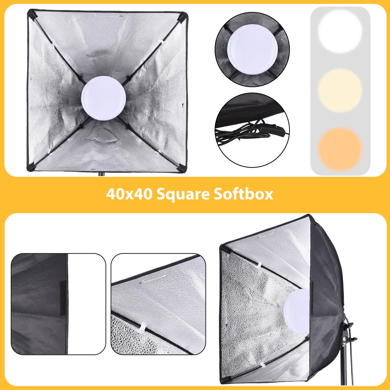 Desktop Studio Photography Light Kit Clip on Softbox Lighting Kit with 40x40cm Softbox + 85W Bi color LED Video Light + UK Plug
Desktop Studio Photography Light Kit Clip on Softbox Lighting Kit with 40x40cm Softbox + 85W Bi color LED Video Light + UK Plug
