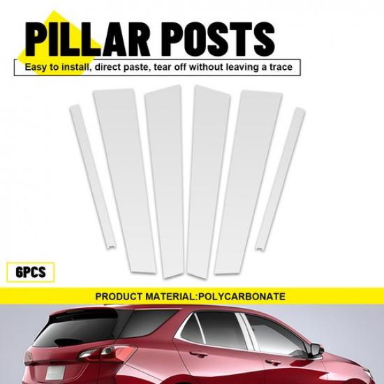 6Pcs Chrome Pillar Post Window Door Trim Cover For Chevrolet Equinox 2018- V
6Pcs Chrome Pillar Post Window Door Trim Cover For Chevrolet Equinox 2018- V