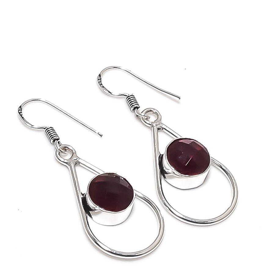 Amethyst Gemstone Handmade 925 Sterling Silver Jewelry Earring 1.81 KJ-721
Amethyst Gemstone Handmade 925 Sterling Silver Jewelry Earring 1.81 KJ-721