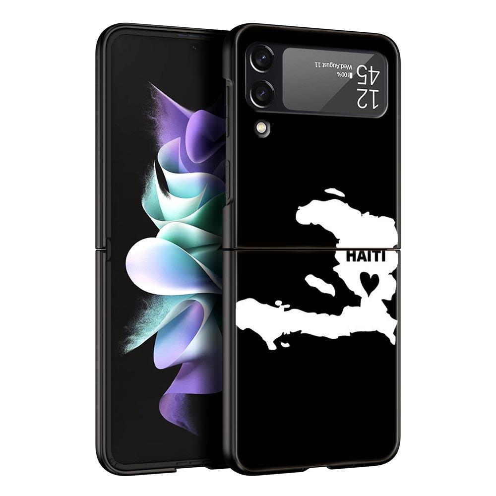 Phone Case for Samsung Galaxy Z Flip 3 4 5 6 7 Folding Black Shell For Samsung Z Flip4 Flip5 PC Hard Cover shipping Haiti Flag Galaxy Z Flip4
Phone Case for Samsung Galaxy Z Flip 3 4 5 6 7 Folding Black Shell For Samsung Z Flip4 Flip5 PC Hard Cover shipping Haiti Flag Galaxy Z Flip4
