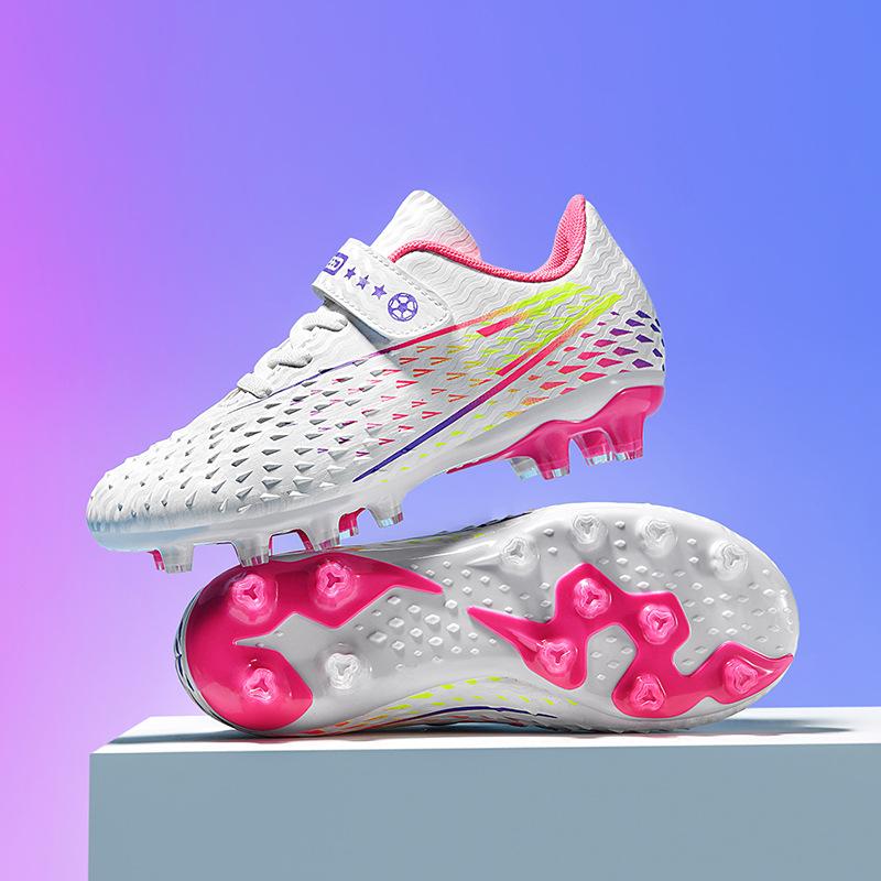 New children s football shoes men s long nails youth non-slip breathable shoes student lace-up Velcro sneakers women 38
New children s football shoes men s long nails youth non-slip breathable shoes student lace-up Velcro sneakers women 38