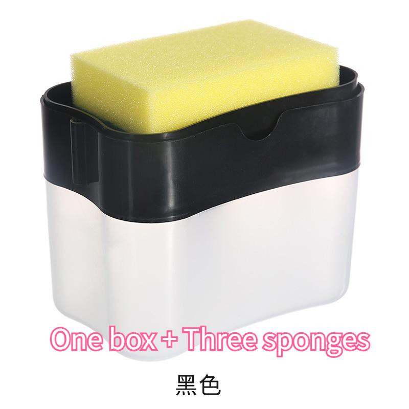 Eco-Friendly Kitchen Cleaning Bundle: Refillable Soap Dispenser + 3 Sponges - Reduce Plastic Waste, Durable for Daily Dishes чорний
Eco-Friendly Kitchen Cleaning Bundle: Refillable Soap Dispenser + 3 Sponges - Reduce Plastic Waste, Durable for Daily Dishes чорний