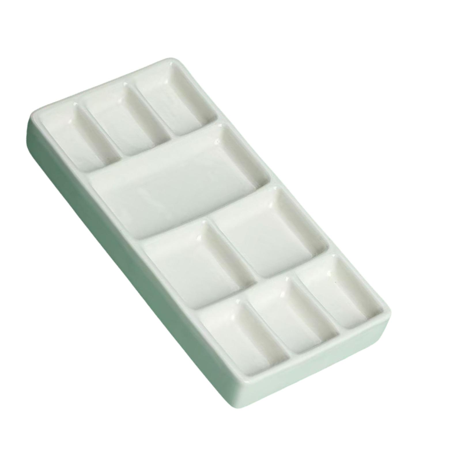 Керамическая палитра для красок 9 ячеек Палитра для смешивания красок Лоток для красок Квадратная палитра для художника студента Акварель Масляная живопись белый
Керамическая палитра для красок 9 ячеек Палитра для смешивания красок Лоток для красок Квадратная палитра для художника студента Акварель Масляная живопись белый