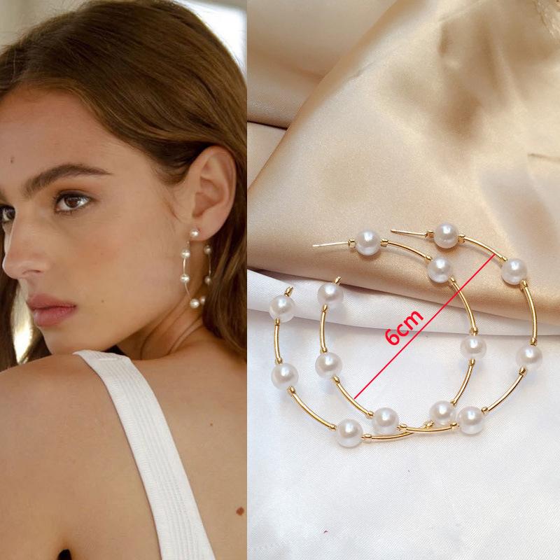 Oversize Hoop Earrings for Women Acrylic Beads Imitaiton Pearl Women Earrings Colorful Beads Round Earrings pendientes acrilicos
Oversize Hoop Earrings for Women Acrylic Beads Imitaiton Pearl Women Earrings Colorful Beads Round Earrings pendientes acrilicos