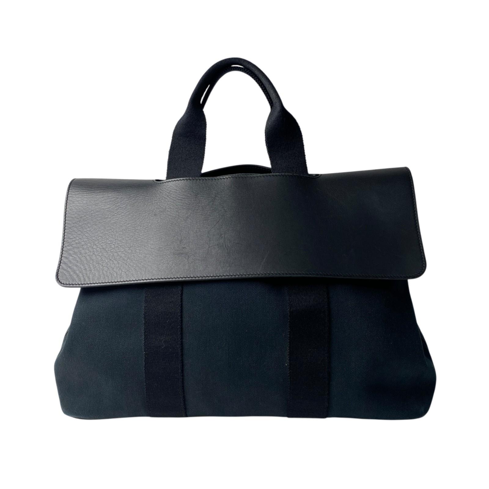 Used HERMESTote Bag black/Navy canvas/leather Women
Used HERMESTote Bag black/Navy canvas/leather Women