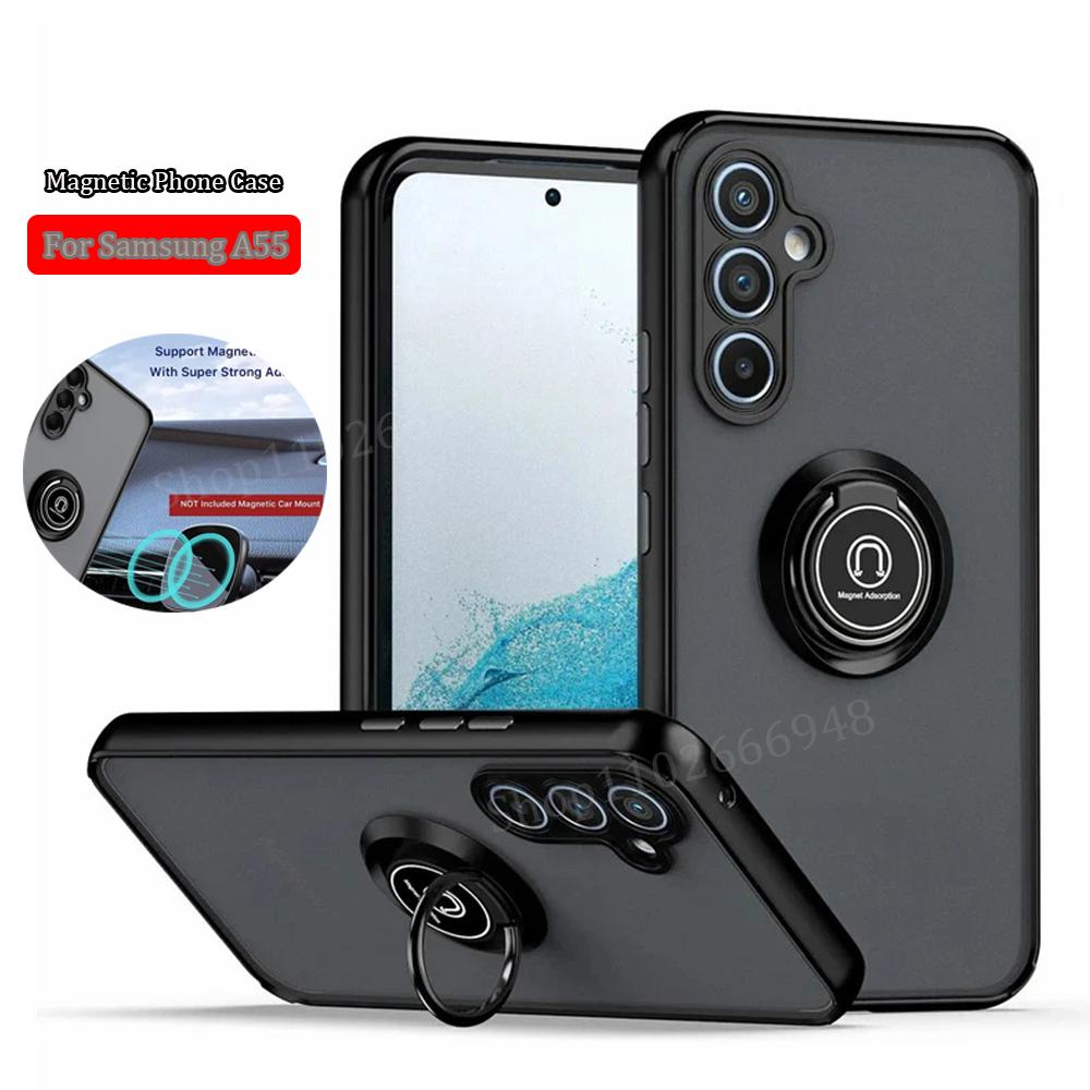Magnetic Ring Holder Case For Samsung Galaxy A55 A56 A36 A35 A26 A25 A16 A15 A54 A34 A14 A53 A33 A52 A32 5G Stand Cover Funda Galaxy A55 5G
Magnetic Ring Holder Case For Samsung Galaxy A55 A56 A36 A35 A26 A25 A16 A15 A54 A34 A14 A53 A33 A52 A32 5G Stand Cover Funda Galaxy A55 5G