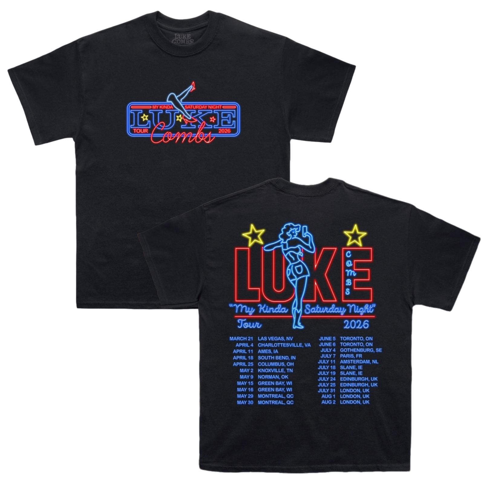Luke Combs 2026 TOUR My Kinda Saturday Night Unisexs TShirt 100Cotton Unisex ONeck Short Sleeve Oversized Y2k Popular Fans Gift 4XL
Luke Combs 2026 TOUR My Kinda Saturday Night Unisexs TShirt 100Cotton Unisex ONeck Short Sleeve Oversized Y2k Popular Fans Gift 4XL