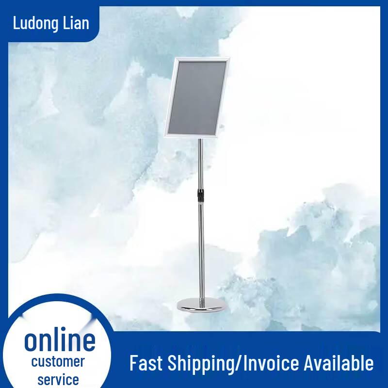 Stainless Steel A4 Sign Holder Display Stand
Stainless Steel A4 Sign Holder Display Stand