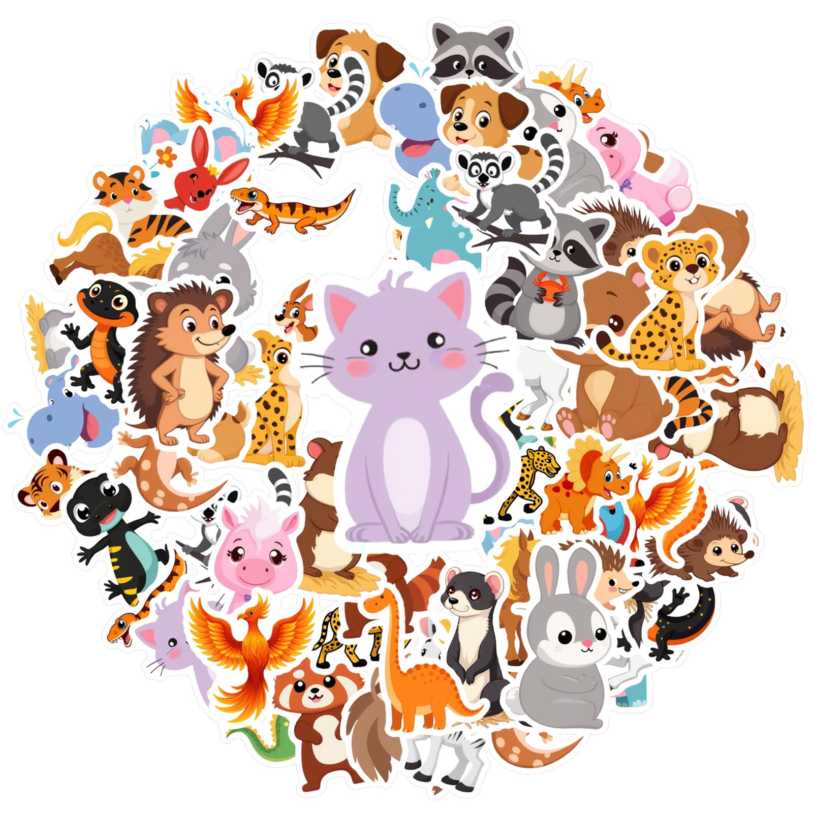 35pcs-50pcs Cute Cute Creatures Stickers Cartoon Wildlife Stickers DIY Stickers For DIY Phone Guitar Laptop Notebook
35pcs-50pcs Cute Cute Creatures Stickers Cartoon Wildlife Stickers DIY Stickers For DIY Phone Guitar Laptop Notebook