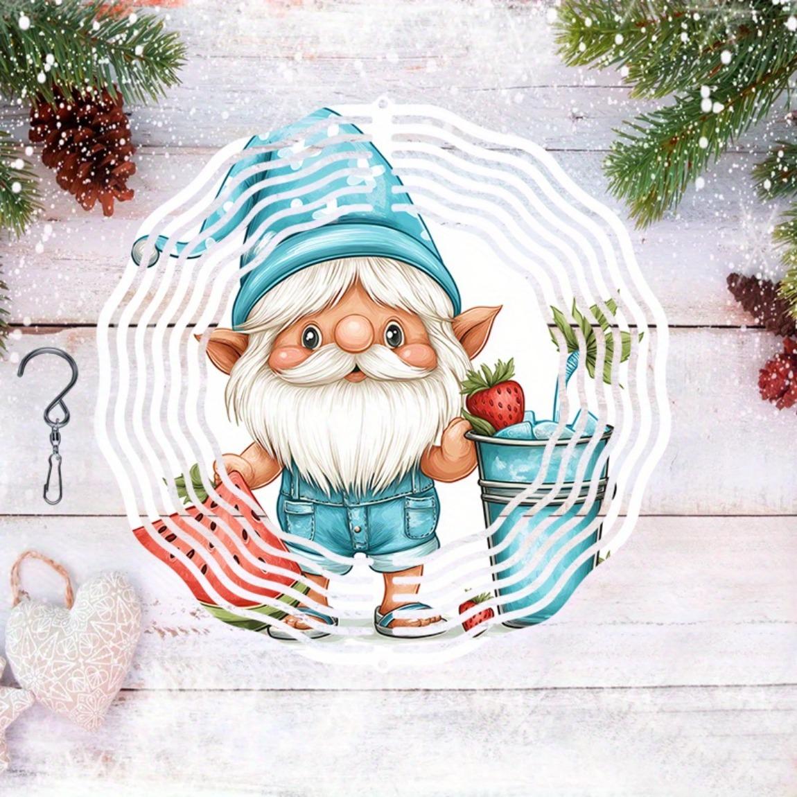 Summer Elf Wind Spinner Chime Outdoor Garden Decor with Gnome Design Durable Metal Hanging Swivel for Patio Yard Thanksgiving Seasonal Decoration
Summer Elf Wind Spinner Chime Outdoor Garden Decor with Gnome Design Durable Metal Hanging Swivel for Patio Yard Thanksgiving Seasonal Decoration