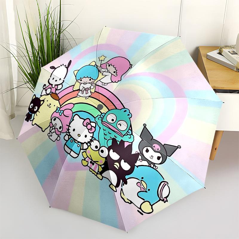 Hello Kitty, Sanrio Automatic Open/Close Umbrella Cute Umbrella with Cute Design, Portable 3 Fold Compact Umbrella for Men & Women, Hallowee
Hello Kitty, Sanrio Automatic Open/Close Umbrella Cute Umbrella with Cute Design, Portable 3 Fold Compact Umbrella for Men & Women, Hallowee