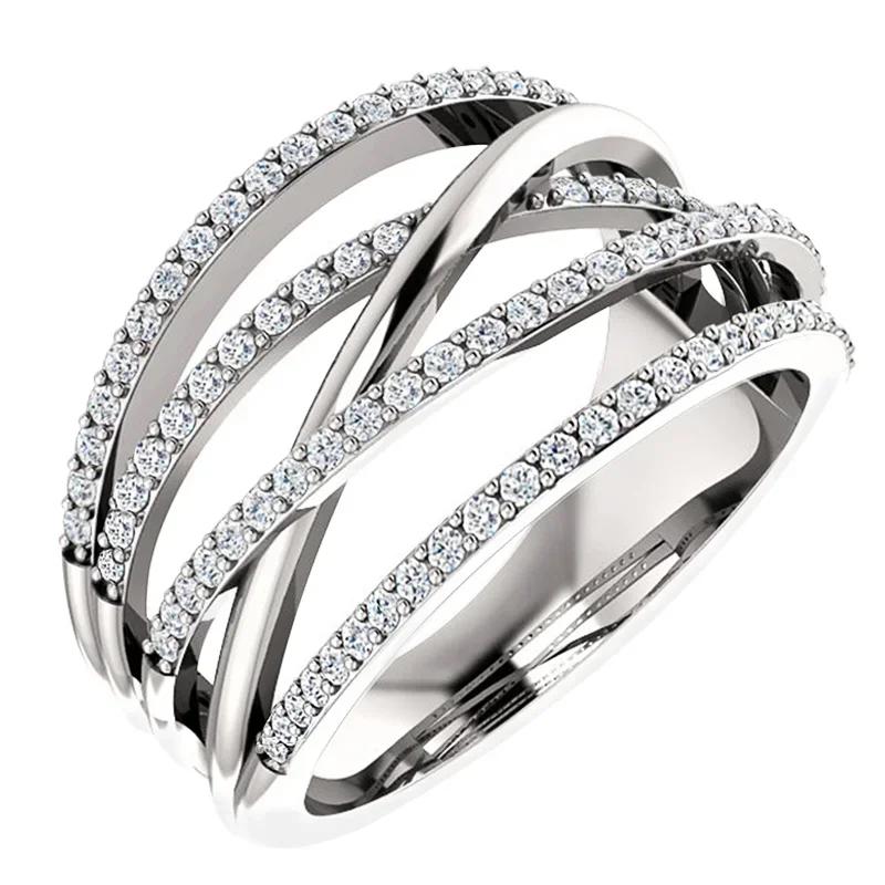 Women s Luxury Zircon Personality Layer Winding Ring with Black & White Zircon Stone - Birthday New Year s Gift Femme 5
Women s Luxury Zircon Personality Layer Winding Ring with Black & White Zircon Stone - Birthday New Year s Gift Femme 5