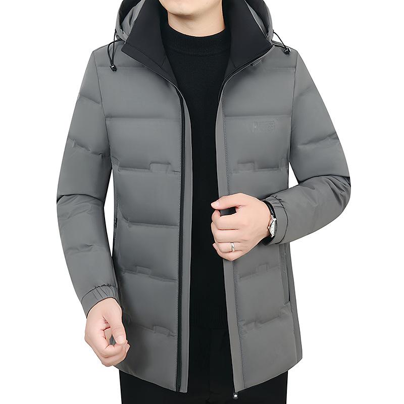 Men s 2025 Winter Mid-Length Hooded Down Jacket - Middle-Aged Business Casual, Thickened for Warmth and Cold Protection 185 (suggested 145-160 jin)
Men s 2025 Winter Mid-Length Hooded Down Jacket - Middle-Aged Business Casual, Thickened for Warmth and Cold Protection 185 (suggested 145-160 jin)