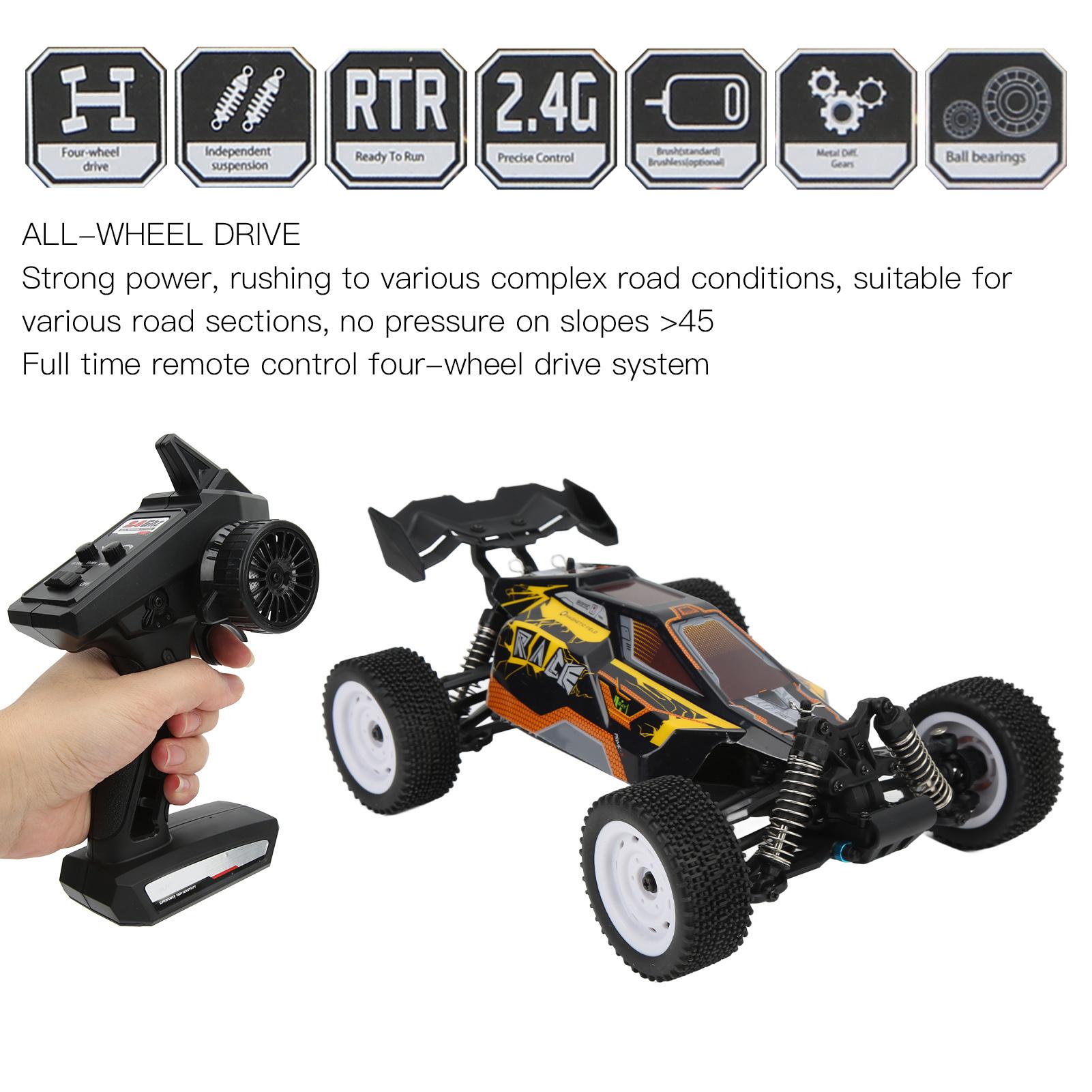 RC 2.4GHz Car High Speed 38kmCelsiush 4 1Celsius16 Scale Remote Contrl Off Road Vehicle for Adults Outdoor Play
RC 2.4GHz Car High Speed 38kmCelsiush 4 1Celsius16 Scale Remote Contrl Off Road Vehicle for Adults Outdoor Play
