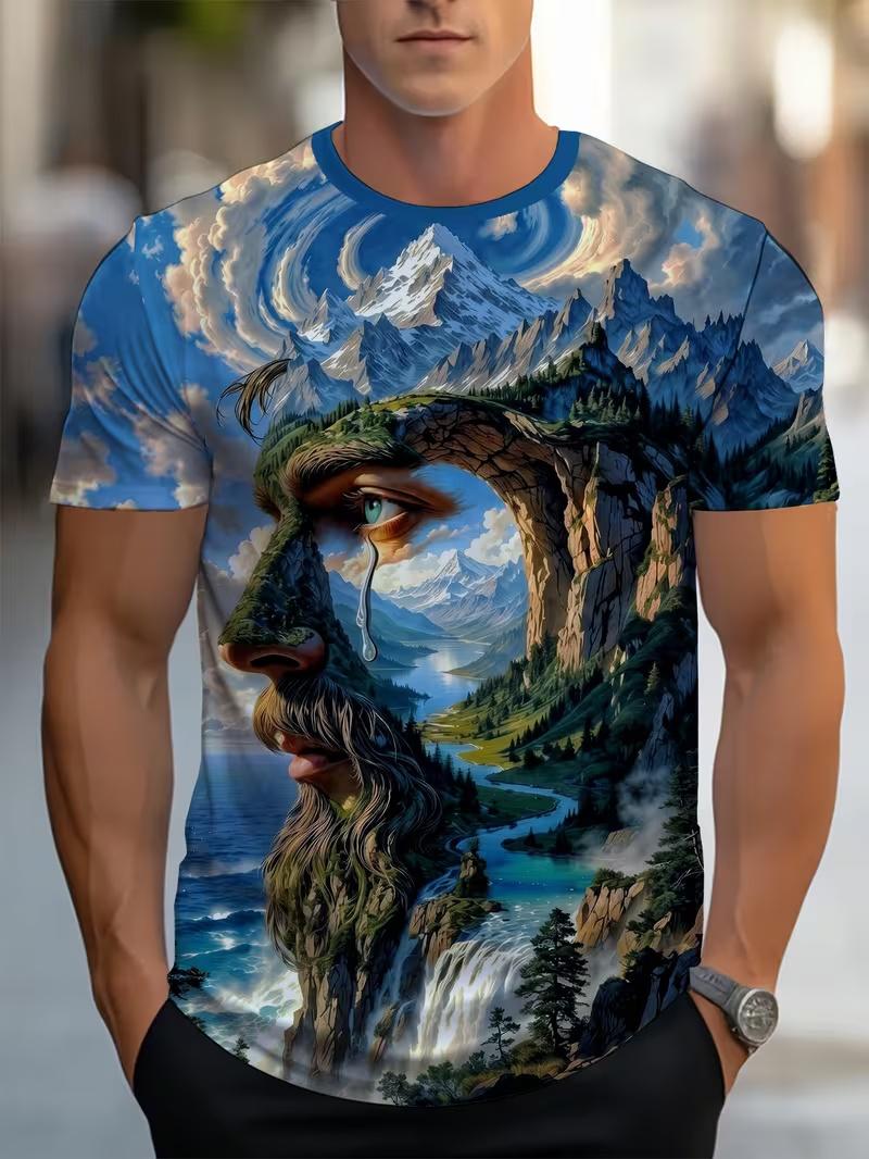 Men s Retro 3D Graphic Print T-Shirt - Perfect for Daily Wear and Vacation XL
Men s Retro 3D Graphic Print T-Shirt - Perfect for Daily Wear and Vacation XL