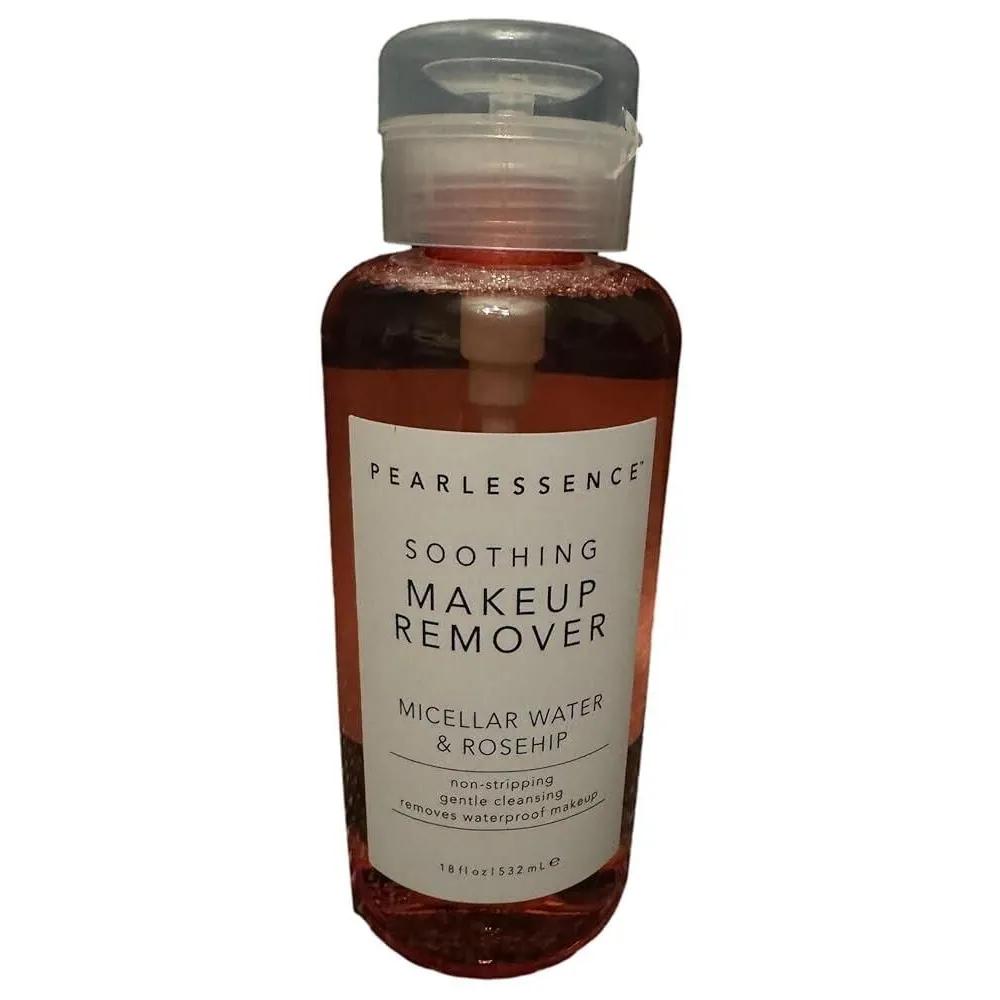 Pearlessence Soothing Makeup Remover Micellar Water & Rosehip Gently removes waterproof makeup Hydrating Cleansing 532ml
Pearlessence Soothing Makeup Remover Micellar Water & Rosehip Gently removes waterproof makeup Hydrating Cleansing 532ml