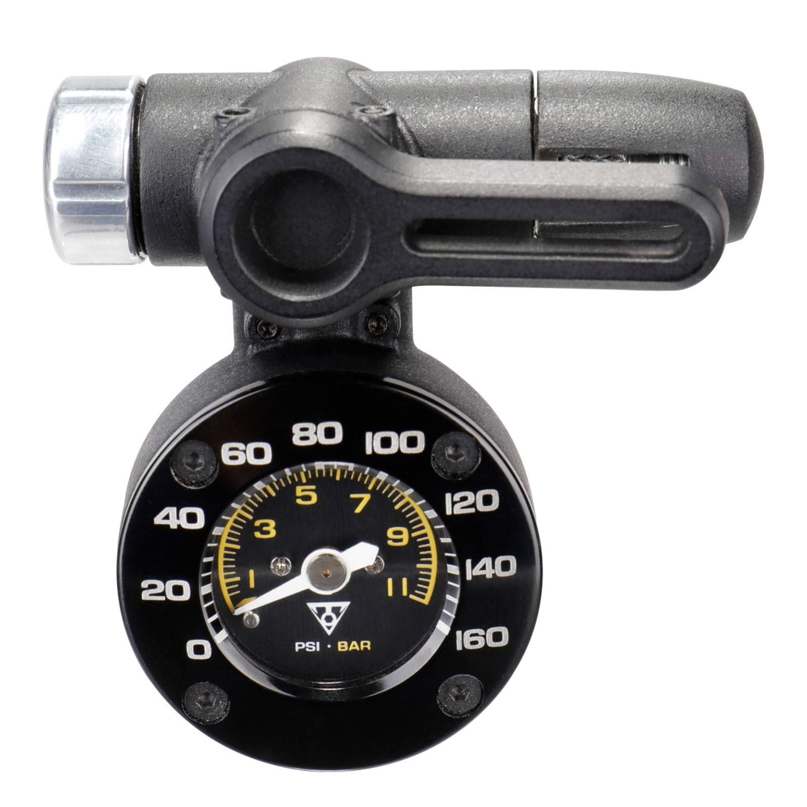 Манометр для шин TOPEAK Shuttle Gauge G2, Presta и Schrader, 160 psi, вращающийся на 360 градусов (TSUTG-04)
Манометр для шин TOPEAK Shuttle Gauge G2, Presta и Schrader, 160 psi, вращающийся на 360 градусов (TSUTG-04)