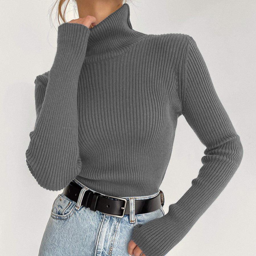 GMXIA Женский джемпер с высоким воротником, осенне-зимний вязаный низ, пуловер с высоким воротником в Европе и США One Size серый
GMXIA Женский джемпер с высоким воротником, осенне-зимний вязаный низ, пуловер с высоким воротником в Европе и США One Size серый