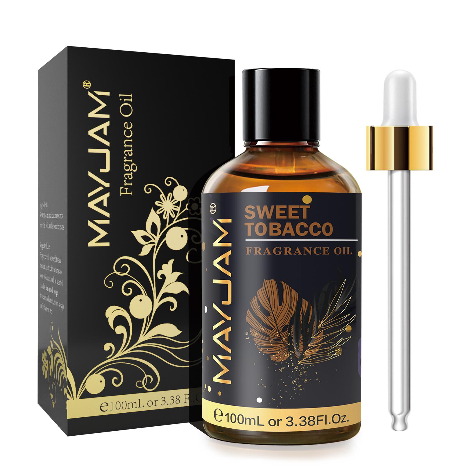 MAYJAM 100ML/3.38FL.OZ Ароматні олії, Ефірні олії вишні, манго, кокоса та ванілі для ароматерапії Дифузори Спа Йога Мило Виготовлення свічок Sweet Tobacco
MAYJAM 100ML/3.38FL.OZ Ароматні олії, Ефірні олії вишні, манго, кокоса та ванілі для ароматерапії Дифузори Спа Йога Мило Виготовлення свічок Sweet Tobacco