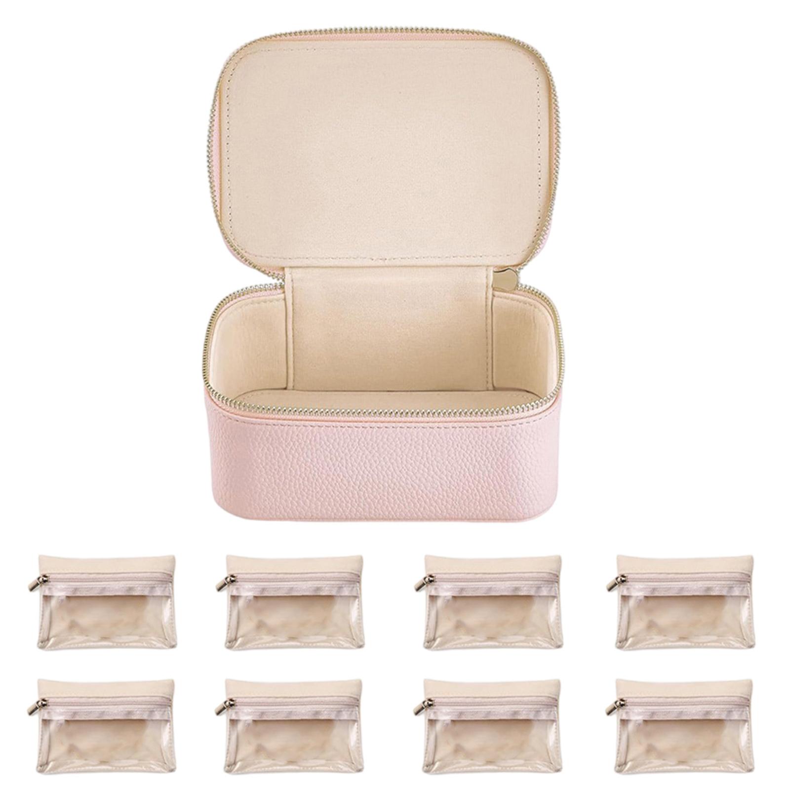 Чехол-органайзер для ювелирных изделий из искусственной кожи, многофункциональный чехол для ювелирных изделий с 8 карманами для сортировки, органайзеры из искусственной кожи для ежедневного использования розовый
Чехол-органайзер для ювелирных изделий из искусственной кожи, многофункциональный чехол для ювелирных изделий с 8 карманами для сортировки, органайзеры из искусственной кожи для ежедневного использования розовый