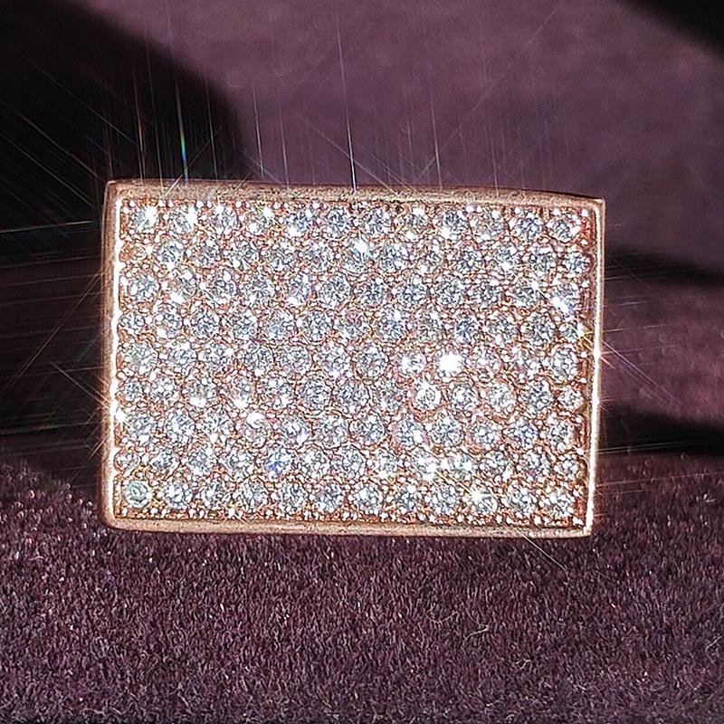 Мужское хип-хоп кольцо с микропаве из цирконов и полным бриллиантом с золотым покрытием Size 9 розового золота
Мужское хип-хоп кольцо с микропаве из цирконов и полным бриллиантом с золотым покрытием Size 9 розового золота