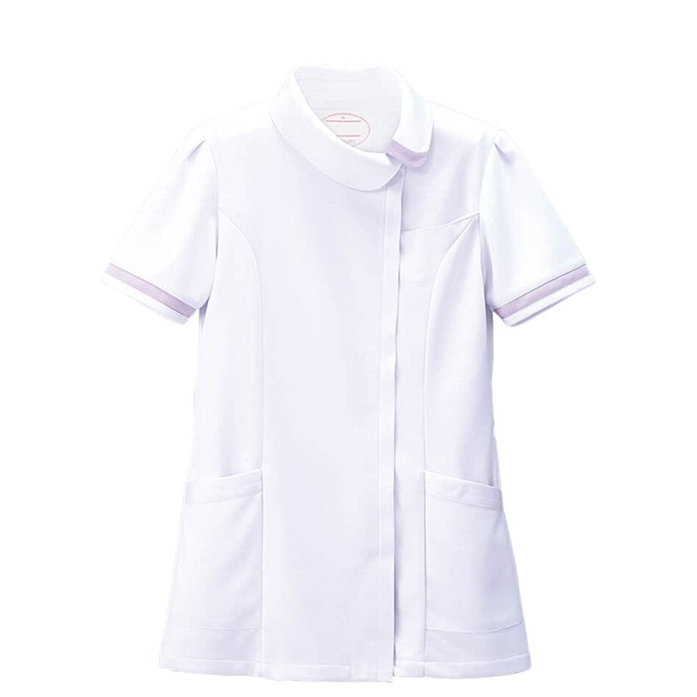 Nursery Nursewear Color-Coordinated Roll Collar Jacket, Women s, Size L, White and Lavender, 9008307A
Nursery Nursewear Color-Coordinated Roll Collar Jacket, Women s, Size L, White and Lavender, 9008307A