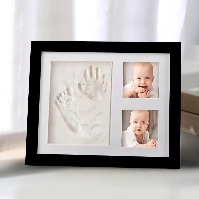 1 Set Newborn Baby Hand Foot Print DIY Photo Frame With Mold Clay Imprint Kit Non-toxic Baby Souvenirs Baby Milestone Decor Gift чёрный
1 Set Newborn Baby Hand Foot Print DIY Photo Frame With Mold Clay Imprint Kit Non-toxic Baby Souvenirs Baby Milestone Decor Gift чёрный