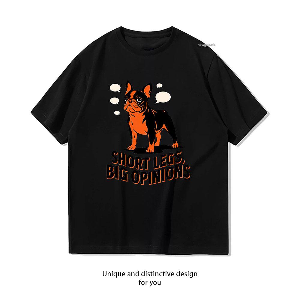 short legs big opinions french bulldog lover tshirt Women Unisex Casual cotton graphic t shirts Adult streetwear camisetas tops S
short legs big opinions french bulldog lover tshirt Women Unisex Casual cotton graphic t shirts Adult streetwear camisetas tops S