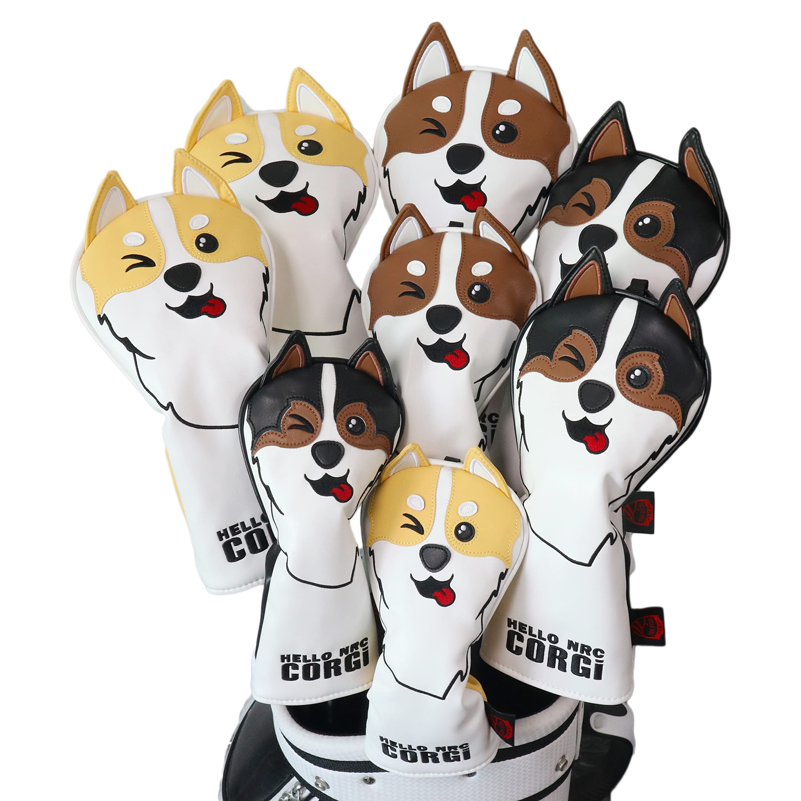 Golf head cover driver 440cc 460cc cover wood cover utility UT cover 4 piece set single item waterproof corgi for (yellow utility)
Golf head cover driver 440cc 460cc cover wood cover utility UT cover 4 piece set single item waterproof corgi for (yellow utility)