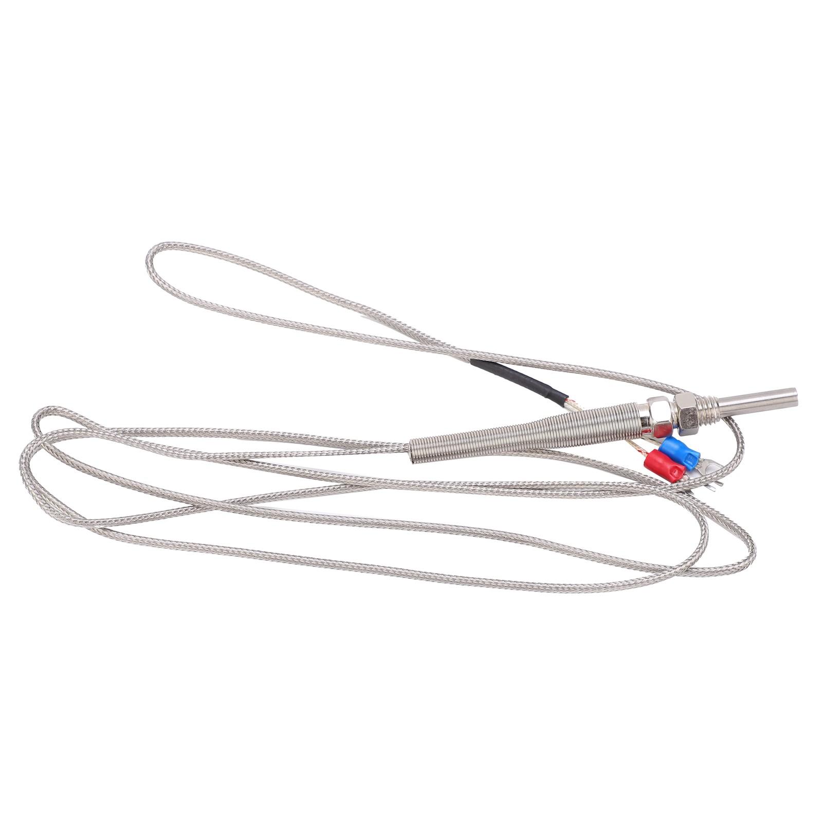 Probe Thermocouple KType Temperature Controller Sensor M8 Thread for Chemical Industry 5x30mm
Probe Thermocouple KType Temperature Controller Sensor M8 Thread for Chemical Industry 5x30mm