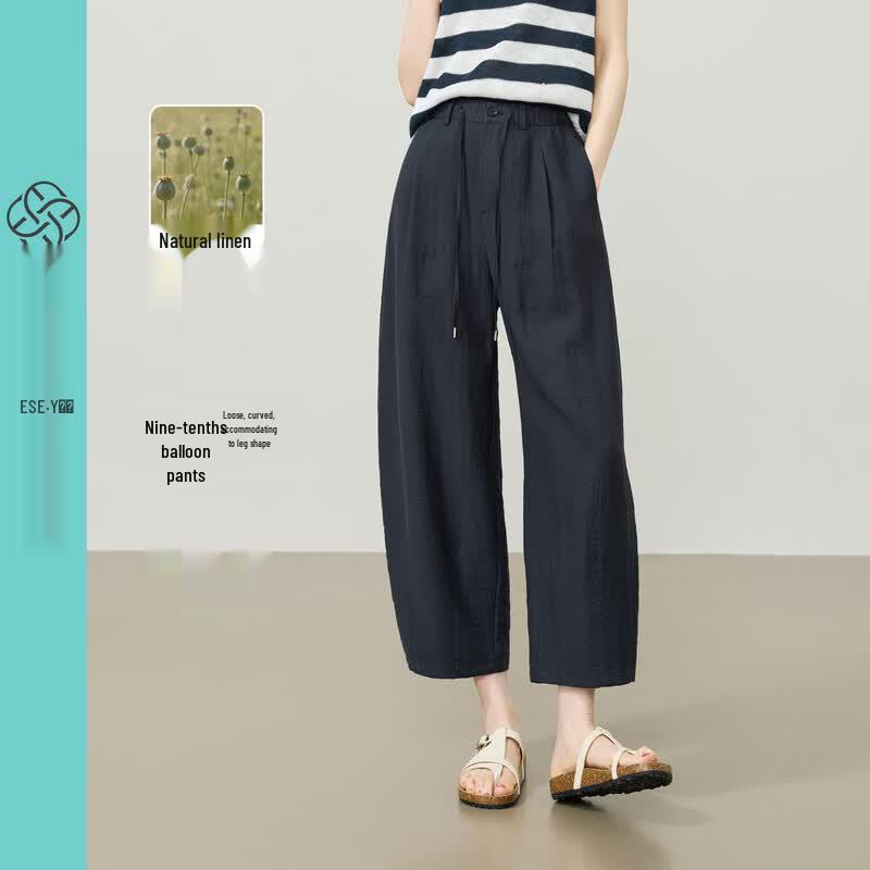 ESE-Y Women s Linen Blend Harem Cropped Pants 27
ESE-Y Women s Linen Blend Harem Cropped Pants 27