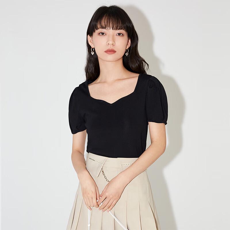 Shetu Women s Short Sleeve Square Neck Knit T-Shirt S
Shetu Women s Short Sleeve Square Neck Knit T-Shirt S