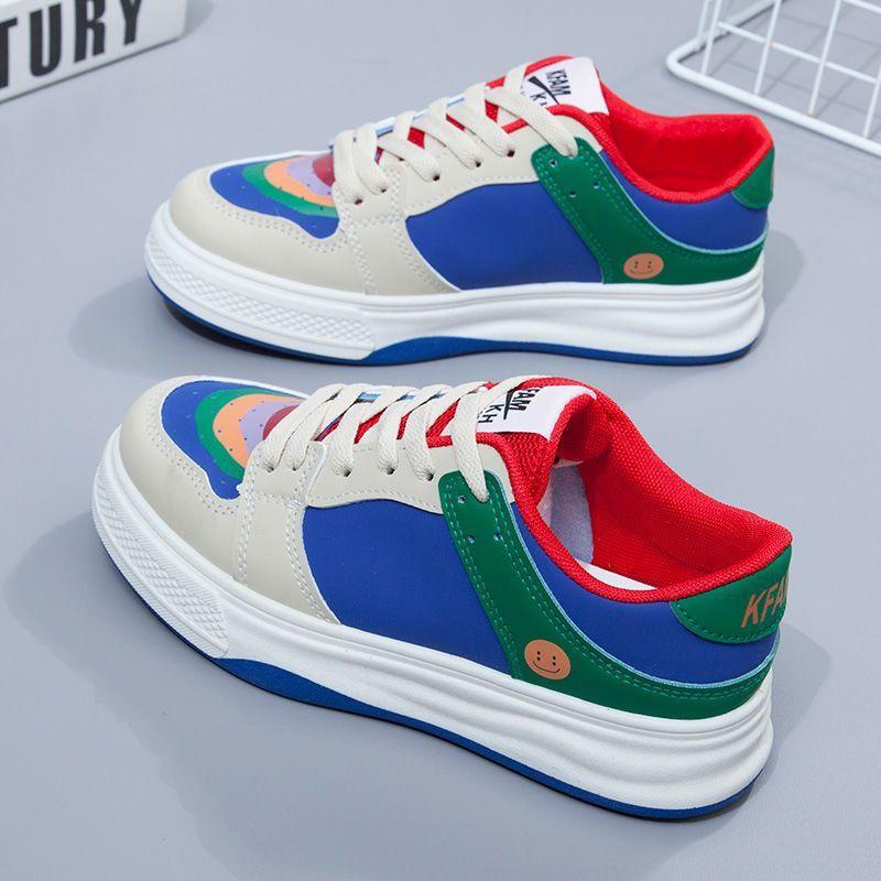 Thick baseplate shoes mandarin duck shoes women s spring and Korean version versatile niche rainbow color matching sports and leisure shoes tide 40 синій
Thick baseplate shoes mandarin duck shoes women s spring and Korean version versatile niche rainbow color matching sports and leisure shoes tide 40 синій