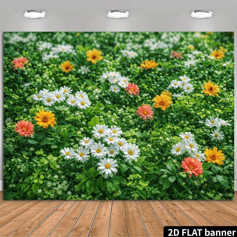 2D Spring Flower Backdrop Natural Green Grass Garden Party Background 47.2x31.5inch/120*80cm
2D Spring Flower Backdrop Natural Green Grass Garden Party Background 47.2x31.5inch/120*80cm