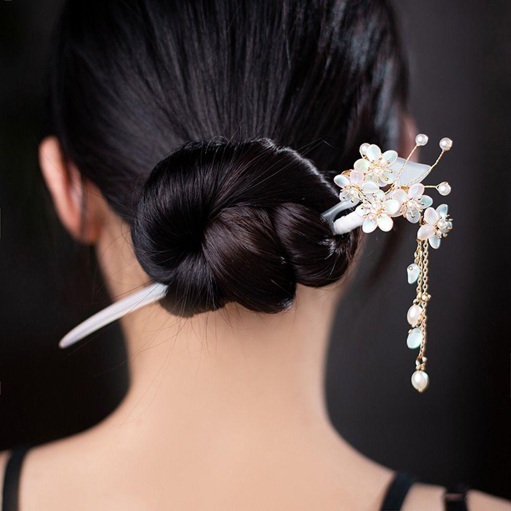 Flower For Women Acetic Acid Chinese Style Hair Fork Tassel Hair Stick Hair Accessories Hairpin
Flower For Women Acetic Acid Chinese Style Hair Fork Tassel Hair Stick Hair Accessories Hairpin